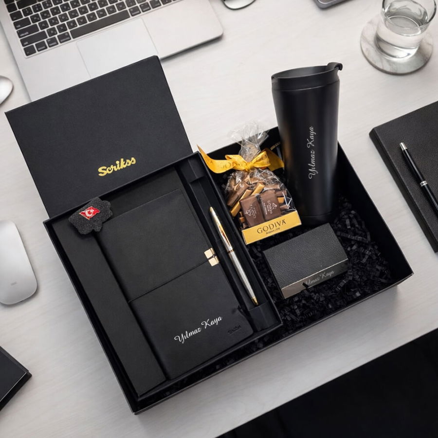 Kişiye Özel Black Hediye Kutusu - Hediyesec