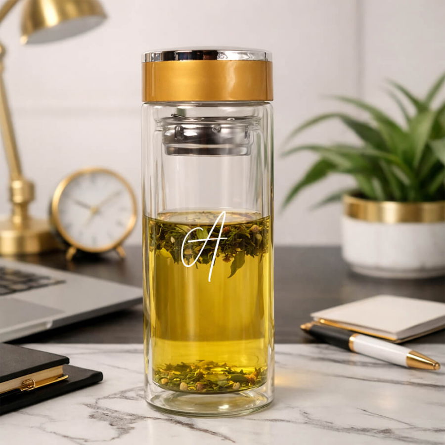 Kişiye Özel Cam Matara – 400 ml - 1