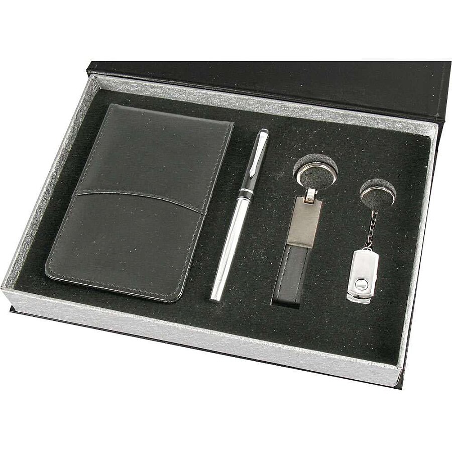 Kişiye Özel Cep Bloknotu, Kalem ve USB Bellek Seti – Kutulu İş Hediyesi - (1)