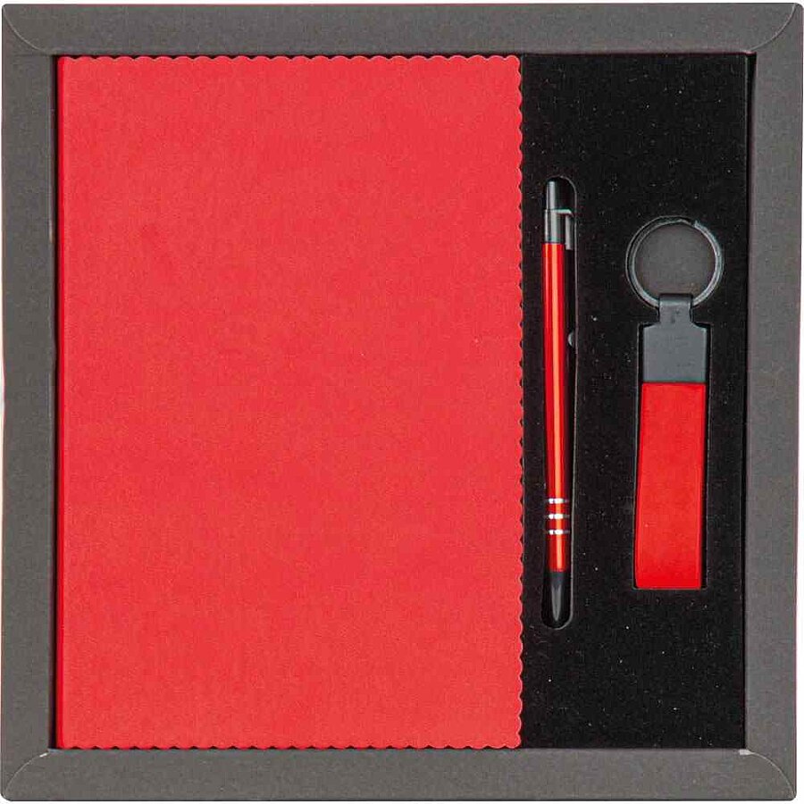 Kişiye Özel Defter, Kalem ve Anahtarlık Seti – Kutulu Modern Ofis Koleksiyonu - 3