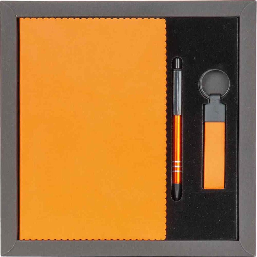 Kişiye Özel Defter, Kalem ve Anahtarlık Seti – Kutulu Modern Ofis Koleksiyonu - 5