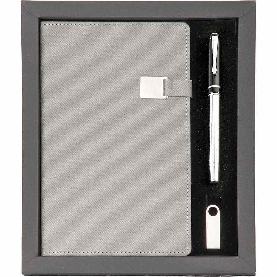 Kişiye Özel Defter, Roller Kalem ve USB Bellek Seti – Kutulu Profesyonel Koleksiyon - 3