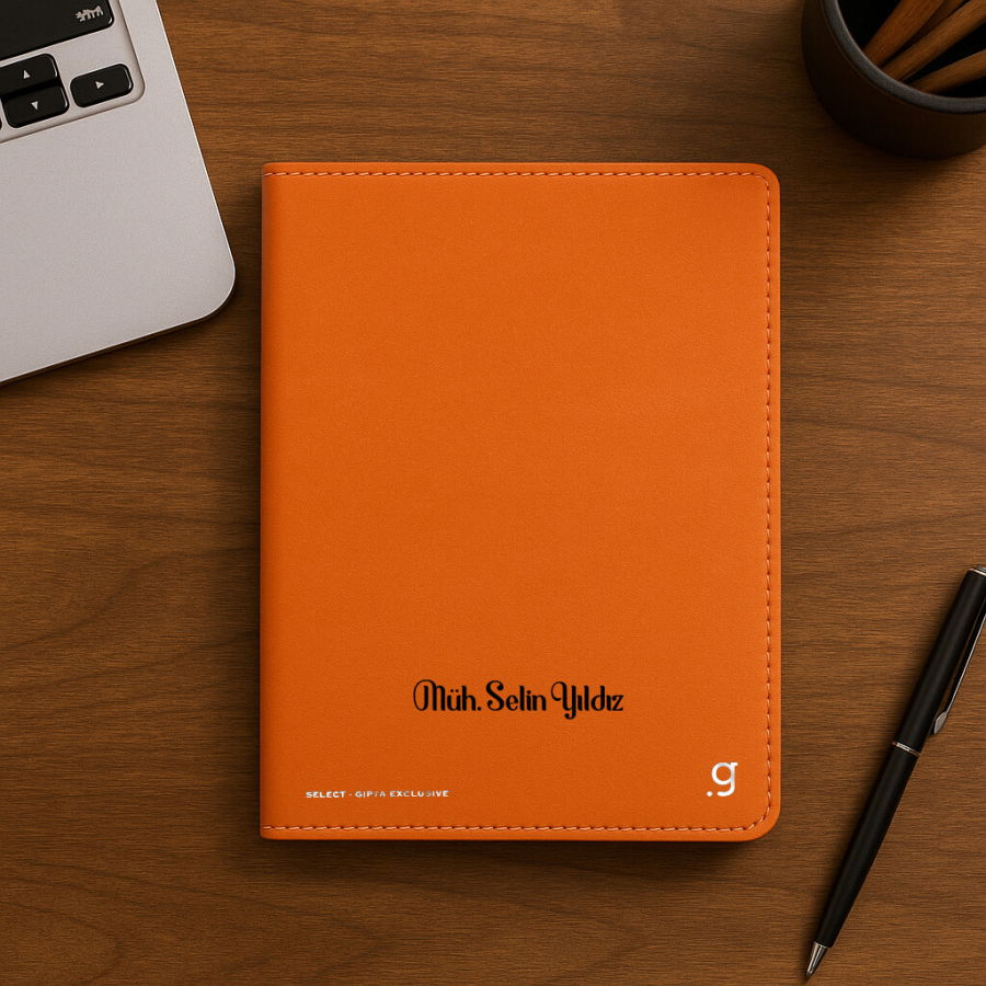 Kişiye Özel GİPTA Select Exclusive Spiralli Sert Kapak Defter - 2