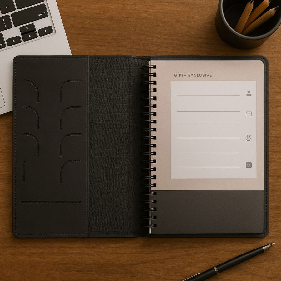 Kişiye Özel GİPTA Select Exclusive Spiralli Sert Kapak Defter - 5