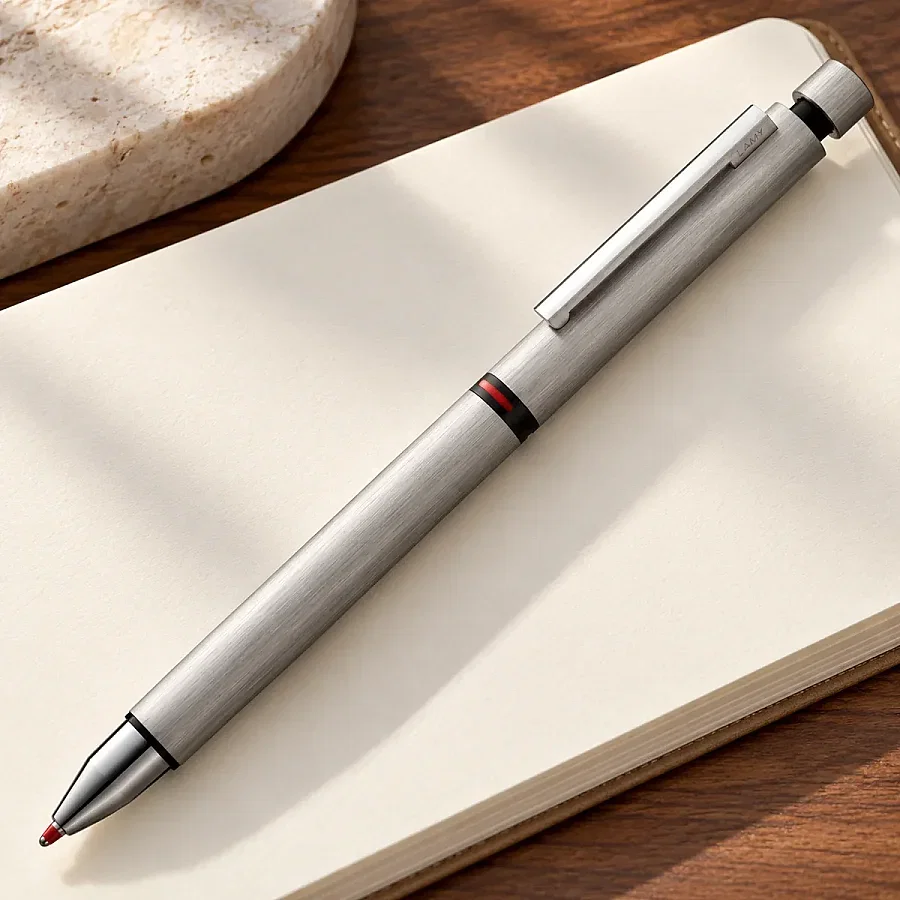 Kişiye Özel LAMY CP1 Tri Pen Fırçalanmış Çelik 3 Fonksiyonlu Kalem - 1