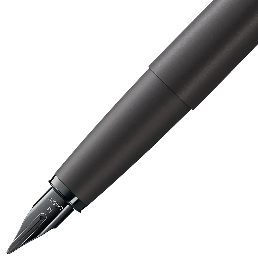 Kişiye Özel LAMY Studio Lx All Black Dolma Kalem EF Uç - 3