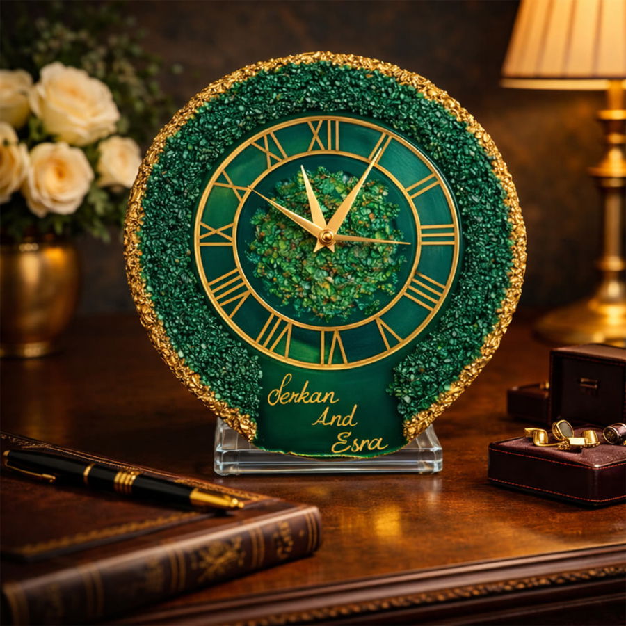 Kişiye Özel Masaüstü Epoksi Saat - 3