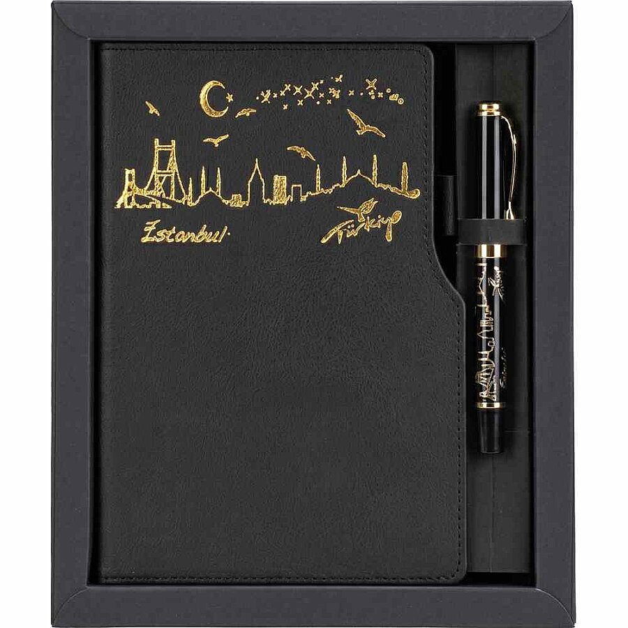 Kişiye Özel Motifli Defter ve Roller Kalem Seti – Kültür Koleksiyonu - 5