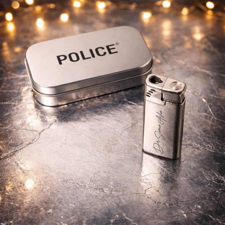 Kişiye Özel Police Turbo Metal Çakmak - 10