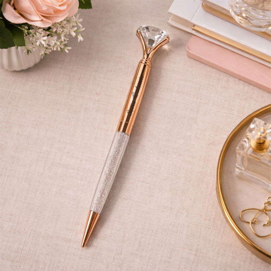 Kişiye Özel Premium Taşlı Tükenmez Kalem - Hediyesec (1)