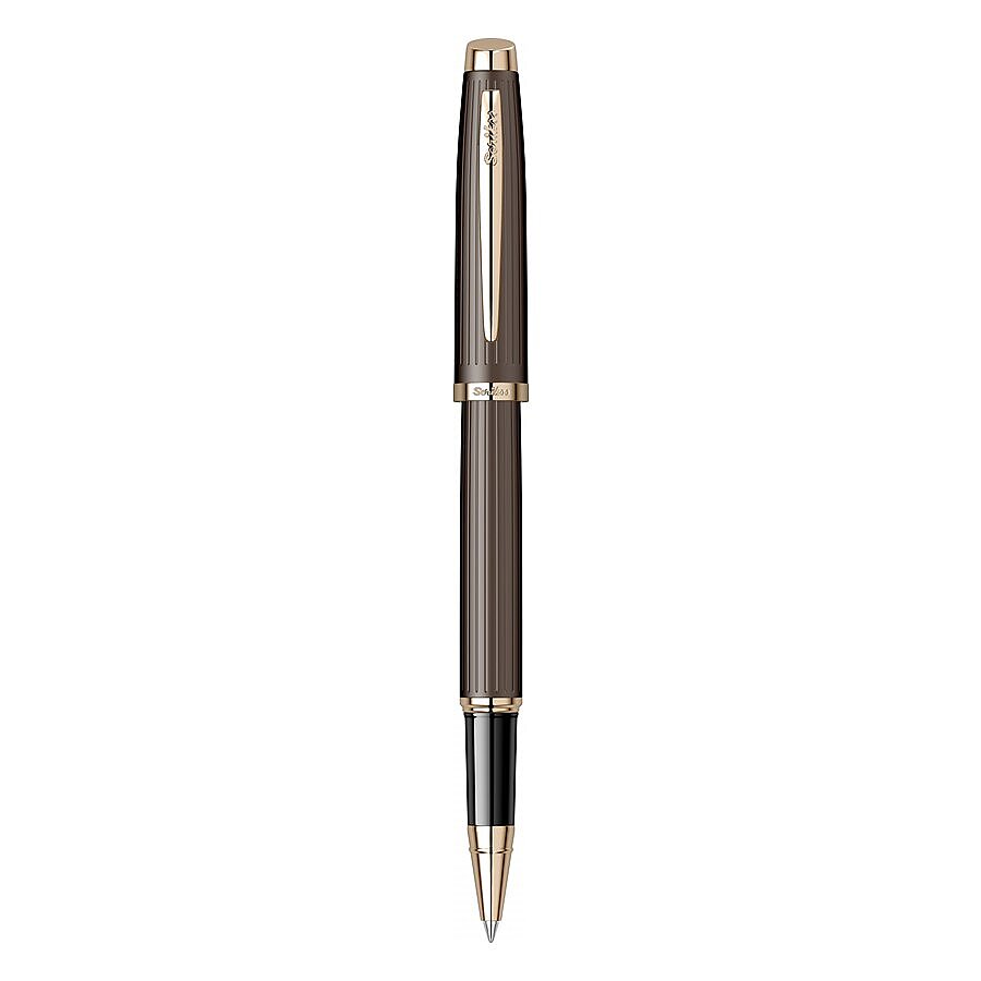İsme Özel Scrikss Oscar 39 Kahverengi Rose Gold Roller Kalem - 5