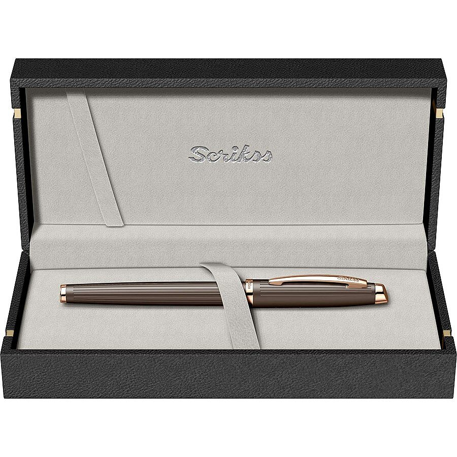 İsme Özel Scrikss Oscar 39 Kahverengi Rose Gold Roller Kalem - 17